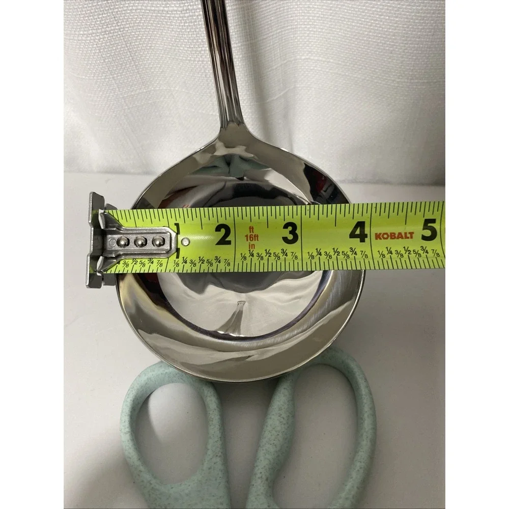 Acopa Edgeworth 18/8 Stainless Steel Heavy Duty 4oz Ladle Silver 12in